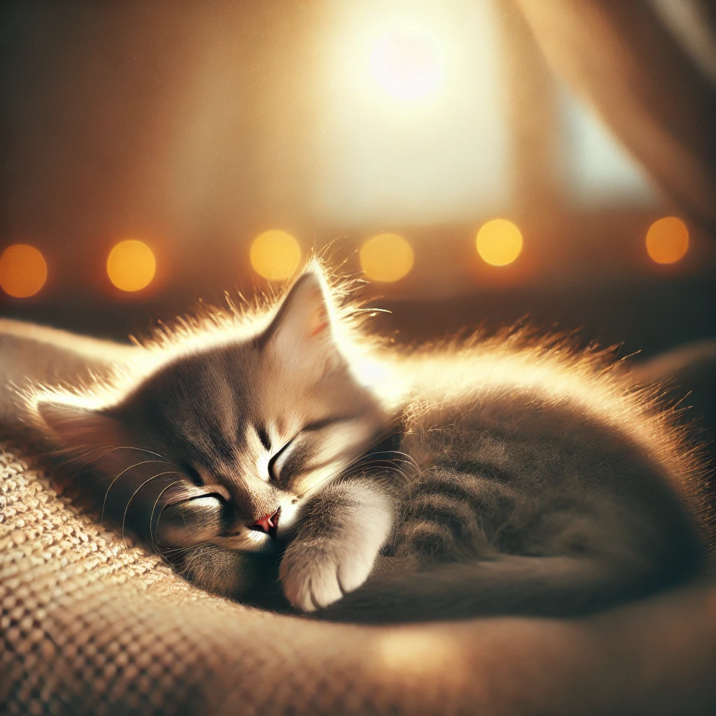 怪我した子猫の夢とストレス