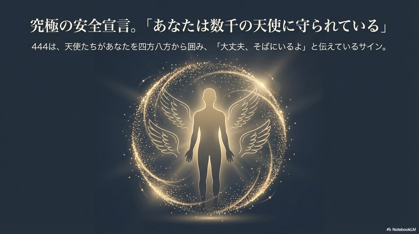 444は数千の天使に守られている究極の安全宣言