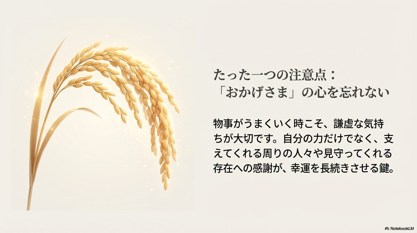 444を見た時の注意点は謙虚さと感謝の心を忘れないこと