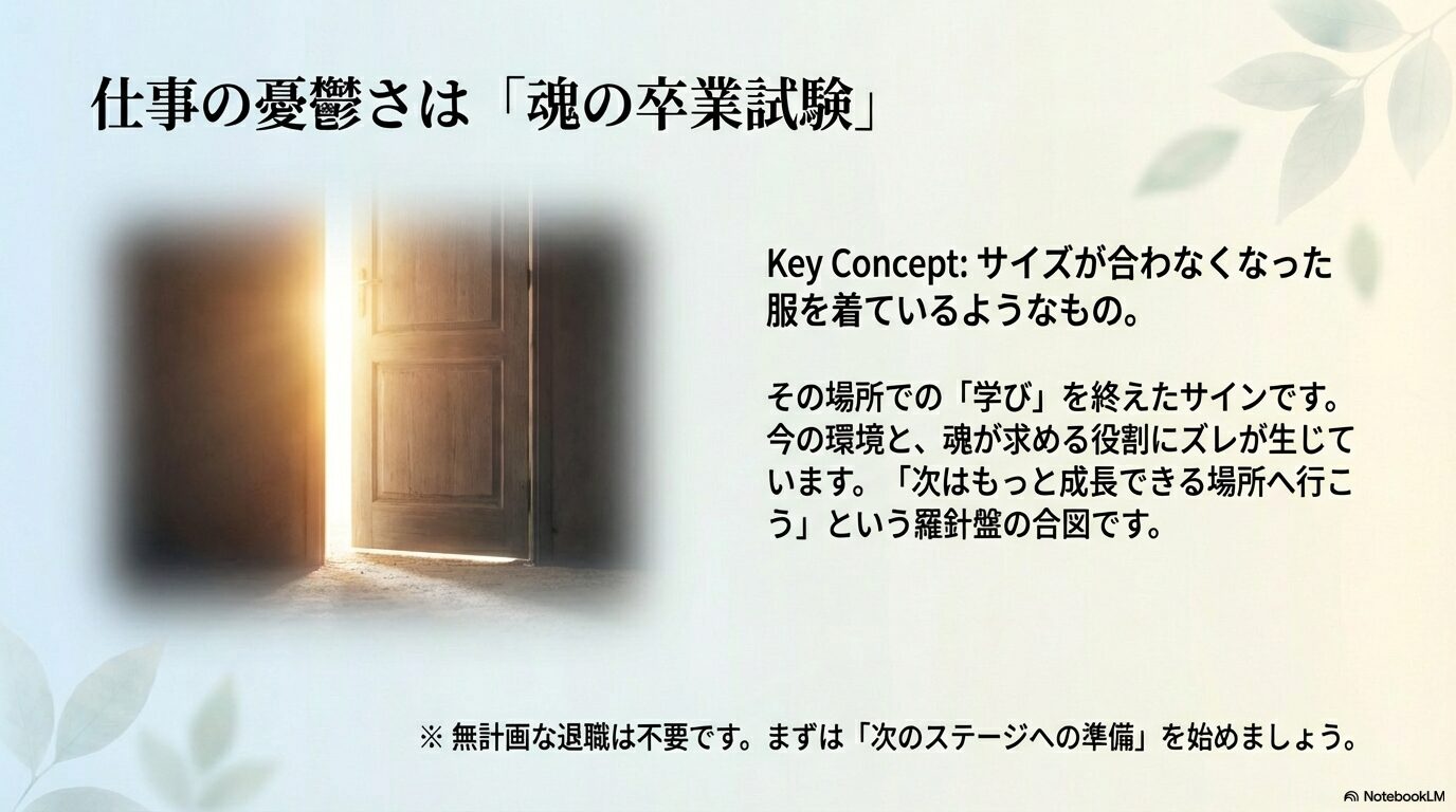 仕事の違和感は今の環境での学びを終えて次のステージへ進むための羅針盤