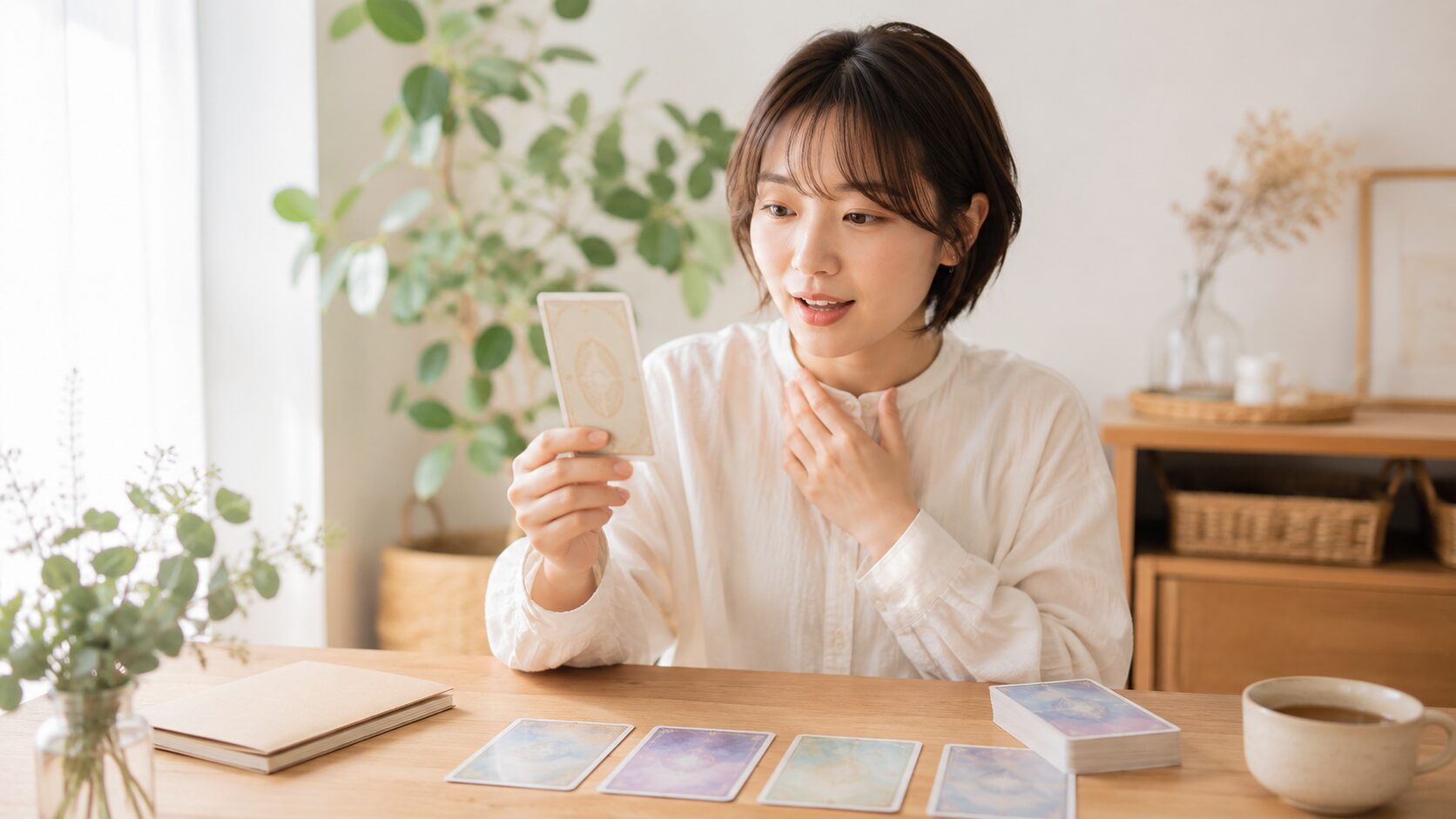 初心者がタロットカードのメッセージに気づく瞬間