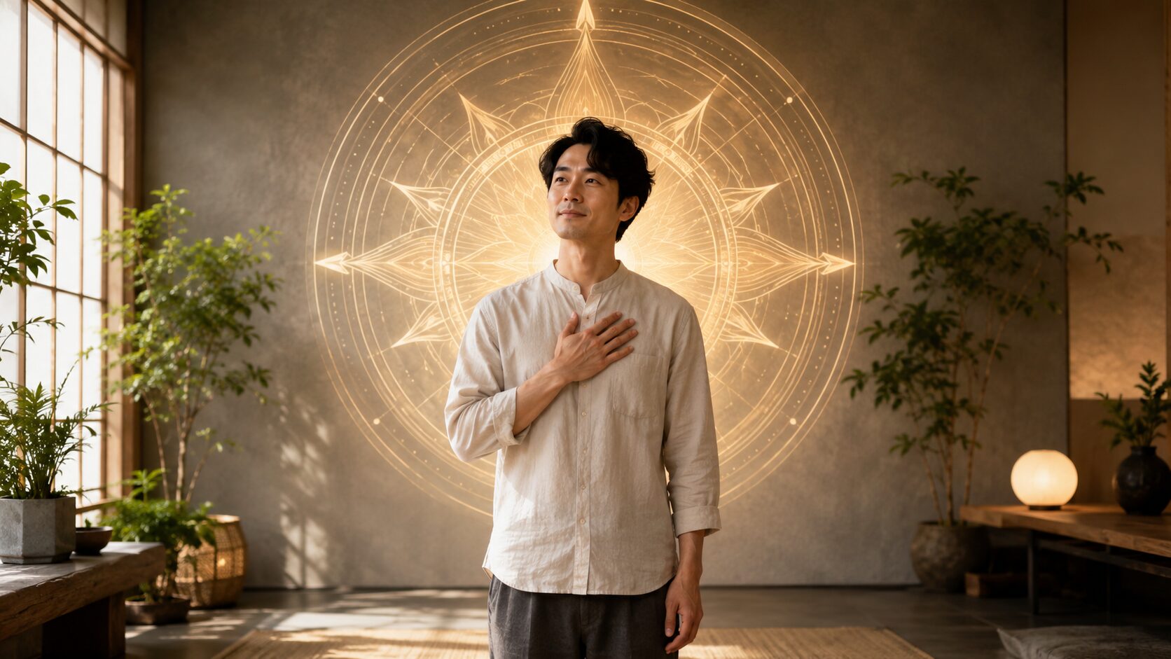 　　- 現在数や運命数が示す人生の軸を静かに感じ取る日本人男性