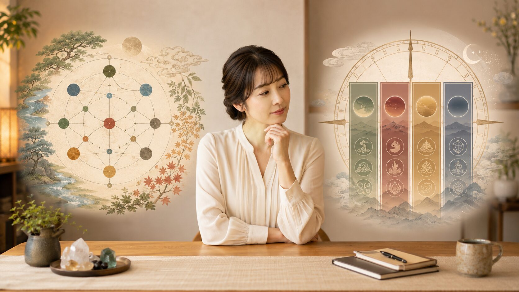 算命学と四柱推命の違いを比較しながら考える日本人女性